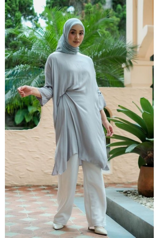 Azzura Kaftan Tunik Grey
